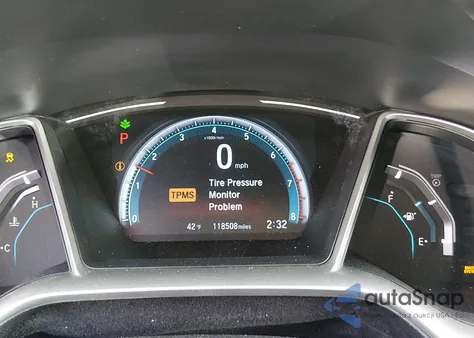 2017 Honda Civic Ex-L z USA, uszkodzony, nr VIN 2HGFC1F77HH647497